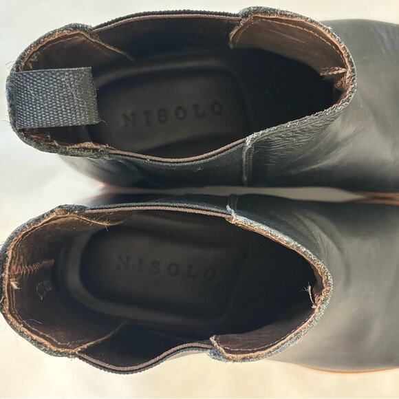 Nisolo Men’s All Weather Chelsea Boots in Black - Size 10.5 - Picture 8 of 10